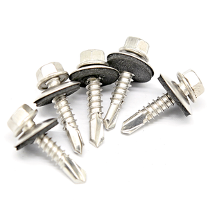 5.5X90 esagonale rondella testa <span class=keywords><strong>tek</strong></span> tetto vite autoforante con EPDM rondella gomma - Product Image 3