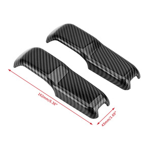 Décoration de capot en fibre de carbone pour Jeep Wrangler Gladiator 2018-2022, accessoire extérieur de luxe à clipser - Product Image 1
