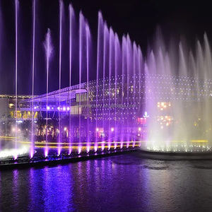 Fontaine sous-marine en acier inoxydable à DEL personnalisée, jardin extérieur d'hôtel avec écran magique de spectacle de musique dansante - Product Image 1