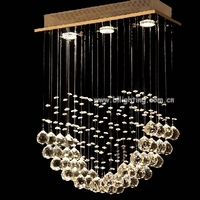 Forme de coeur romantique moderne cristal intérieur pendentif éclairage produits en gros finition chromée plafond lampes suspendues lustre