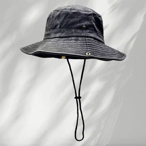 Bucket for <b>Women</b> Men Wide Brim Sun Hat Packable Cotton Denim Summer Beach Travel Outdoor Fishing <b>Cap</b> Promotion Gift - Product Image 2