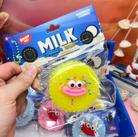 Nouvel Arrivage Jouet Squishy Géant en Forme de Biscuit Sandwich, Amusant à Presser, Anti-Stress pour Étudiants, Boîte Mystère, Vente en Gros