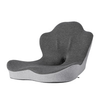 Siège et dossier ergonomiques intégrés en mousse à mémoire de forme pour chaise de bureau ou de voiture, avec support complet et conception de zonage scientifique