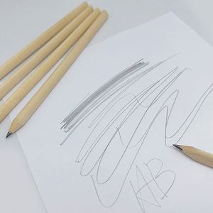 Nouveauté 2026 – Crayons en bois brut noir, mine HB, écriture fluide - Product Image 6