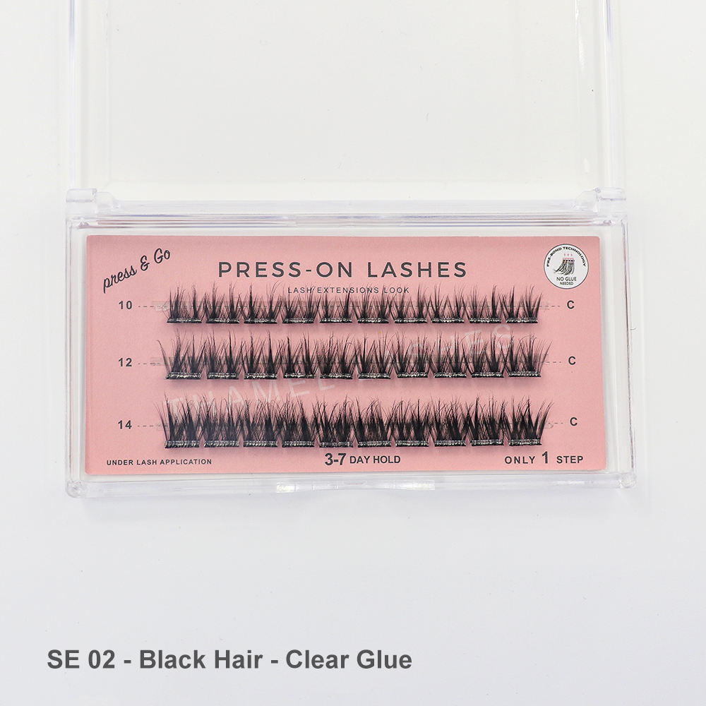 3 Line - SE 02-Cheveux Noirs-Colle Claire