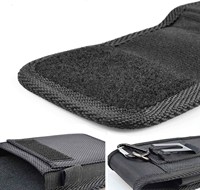 Étui universel étui en cuir Nylon portefeuille ceinture Clip téléphone portable sac ceinture support téléphone pochette sac pour Iphone pour Samsung Xiaomi
