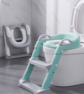 Marchepied auxiliaire pour toilettes, siège de toilette pour enfants, marchepied pliant pour bébés et nourrissons - Product Image 2