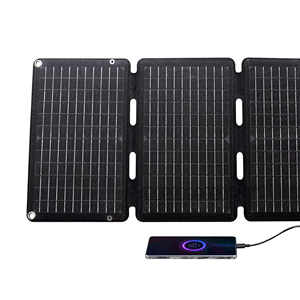 Panneau solaire portable 30W à prix direct usine, panneaux photovoltaïques flexibles pliables pour la charge en extérieur, livraison gratuite - Product Image 5