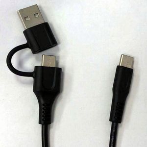 USB a Male to 2 Type-c Male Splitter <b>Data</b> Sync <b>Cable</b> USB 2.0 a Male to Double Usb Type c Y Splitter Power <b>Cable</b> - Product Image 2