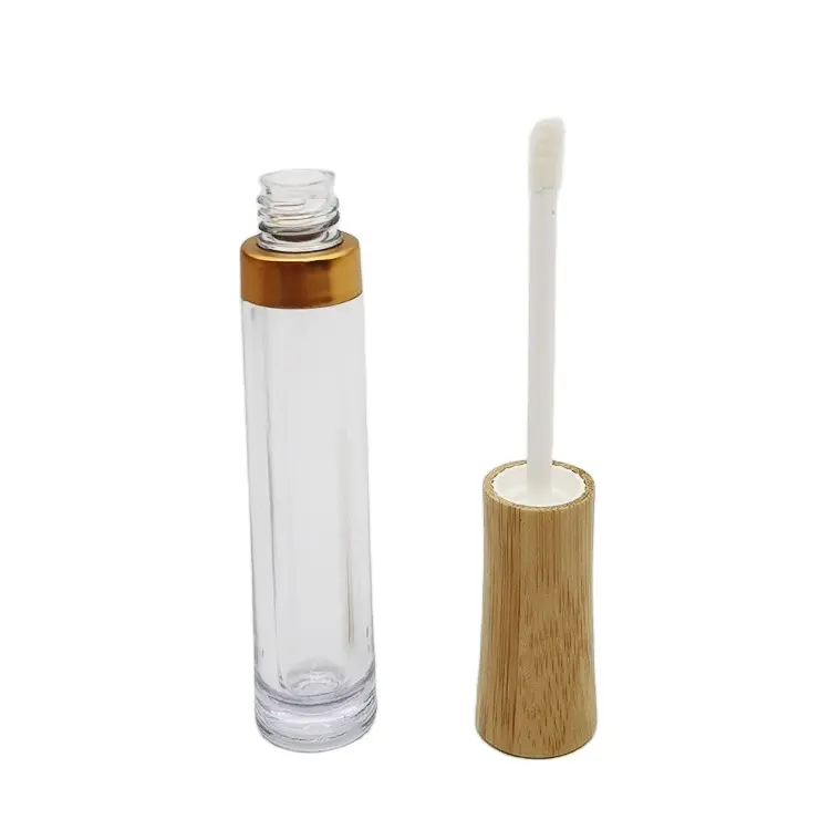 Биоразлагаемый бамбуковый тюбик для губной помады, экологически чистый деревянный контейнер для губ, бамбуковые тюбики для блеска для губ «сделай сам»