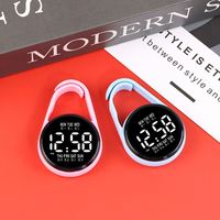 Reloj Electrónico Digital LED Minimalista, Resistente al Agua, de ABS, para Estudiantes de Primaria y Secundaria, con Mini Pantalla Luminosa y Portátil