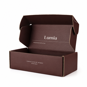 Custom Luxury Embossed Recycled Gift Paper Rigid Stamping Shipping Mailer Corrugated 2mm Thick Slotted Boxes Logo Socks - Product Image 1