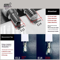 Ampoule LED à trois couleurs réglables de pointe avec options 3W/5W/9W, en matériau PC, pour usage bureautique, compatibilité culot E12/E14