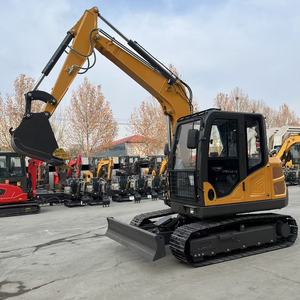 Miniexcavadora sobre orugas que cumple con las normas de emisión EPA/Euro V, miniexcavadora agrícola de alta calidad - Product Image 3