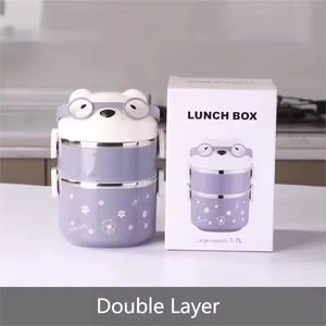 Lonchera Eléctrica de Acero Inoxidable, Bolsa Térmica para Niños, Juego de Termos para Empacar Alimentos, Contenedor de Alimentos Calentable - Product Image 3