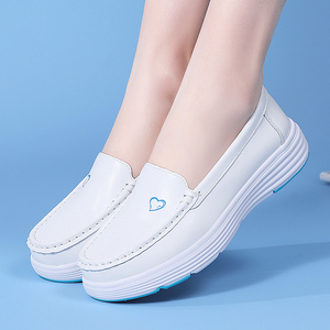 Nouvelles chaussures de travail décontractées pour infirmières, taille 34-41, <span class=keywords><strong>blanches</strong></span>, pour femmes - Product Image 2
