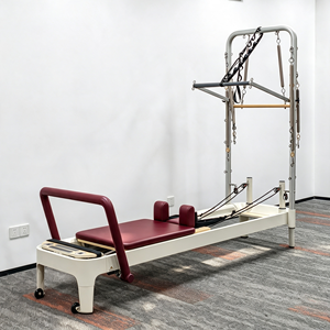 Nouveau Reformer Pilates <span class=keywords><strong>en</strong></span> Alliage d'Aluminium Portable Multifonctionnel pour Rééducation et Exercice, Utilisation <span class=keywords><strong>en</strong></span> Studio de Pilates, Prix Usine - Product Image 3