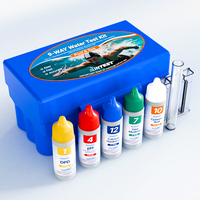 Kit de Prueba de Agua para Piscina y Spa 9 en 1, Portátil, Rápido y Preciso, para Evaluar la Calidad del Agua, Dureza, Cloro, pH, Alcalinidad y Ácido Cianúrico
