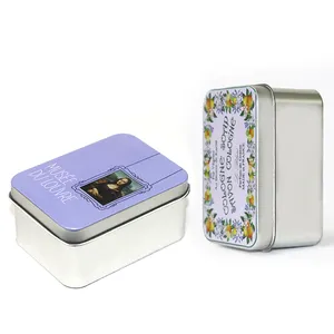 Hot Sale Nice Price Square Easter Holiday Metal Tin Box