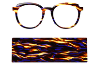 Feuille de plastique colorée pour lunettes, matériau des lunettes de soleil, feuille d'acétate de Cellulose en plastique