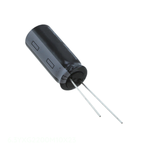 ตัวแทนจำหน่ายอย่างเป็นทางการ ตัวเก็บประจุอลูมิเนียม 2200uF 20% 6.3V แบบ Radial Through Hole รุ่น 6.3YXG2200M10X23 - Product Image 1