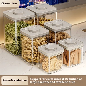 Grain &amp; Snack Moisture-Proof Plastic <strong>Storage</strong> <strong>Jar</strong> <strong>Kitchen</strong> Food Grade <strong>Storage</strong> Box with Press-Type Technique <strong>for</strong> Spice <strong>Storage</strong> - Product Image 5
