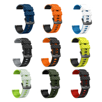 Bracelet de montre connectée sport réglable en silicone souple de 22 mm avec boucle à ardillon compatible avec GT5/GT6 Pro