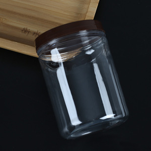 Pot en plastique PET transparent 85*120, pot hermétique de qualité alimentaire, pot pour biscuits et tisanes, pot de stockage alimentaire - Product Image 2