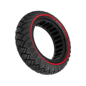 Ulip 10*2.70-6.5(10*2.75) pneumatico solido fuoristrada con cerchio rosso per Kugoo G-Booster G2 Pro Scooter elettrico 10*2.75 parti di pneumatici