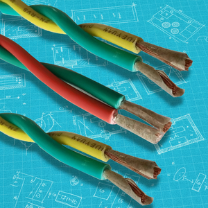 Câble de haut-parleur torsadé à deux conducteurs RVS personnalisé, rouge feu et noir, <span class=keywords><strong>fil</strong></span> électrique <span class=keywords><strong>pour</strong></span> éclairage, fils en cuivre OEM - Product Image 1