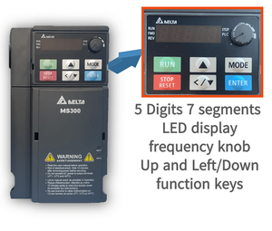 Variador de Frecuencia Delta Serie VFD-M VFD022M43B 2.2kW 380V para Máquinas Herramienta, Se Acepta OEM - Product Image 5