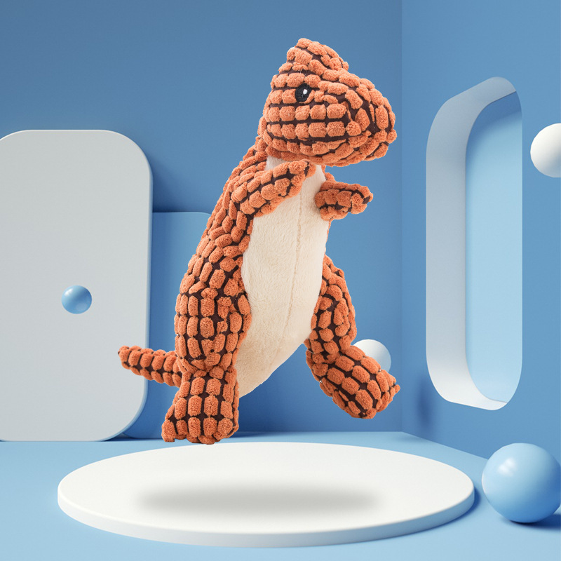 Orange dinosaur-length 25cm