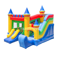 Château gonflable couvert avec toit, protection solaire extérieure, pour enfants, idéal pour la location événementielle - Offre spéciale