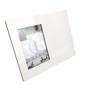 Minimalist Rectangle Wood Photo <b>Frame</b> Digital <b>Printing</b> Full Color Tabletop Horizontal Design - Product Image 1