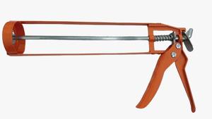 Pistola de calafateo Manual de 10oz/310ml de alta resistencia de grado Industrial, esqueleto de varilla hexagonal, relación 10:1, placa de empuje de acero, 1200N, fuerza de empuje para coches - Product Image 4