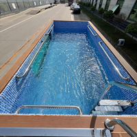 2026 Neues Design Luxuriöser Moderner Vorgefertigter Container-Swimmingpool Bewegliches Luxus-Hotel Erweiterbares Containerhaus