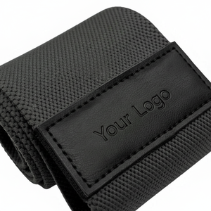 Bande de résistance en tissu avec logo personnalisé, boucle élastique réglable pour le yoga et l'entraînement physique - Product Image 2