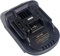 Adaptateur chargeur USB DM18M pour batteries Li-ion Dewalt 20V et Milwaukee 18V M18, compatible avec les outils Makita 18V, remplace BL1830