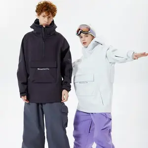 Dağ ceket polar astarlı kayak ceket giyim rüzgar geçirmez kar ceket yağmur ceket özel Logo erkek dağ su geçirmez yetişkinler