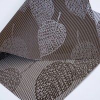 Ensemble de table à manger en PVC, tapis de table et sous-plats, décoration de salle à manger en plastique, rectangle CLASSIQUE 500 pièces, moderne REACH 1 mm