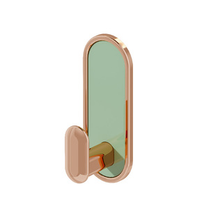 Adhesive Hooks Removable Wall Mount For Bathroom Kitchen Bedroom Clothes Storage 4 Pack Mint Green Gold Platinum - Product Image 5
