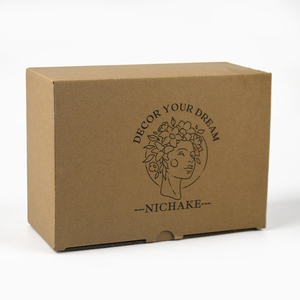Boîte à fond verrouillable en carton ondulé avec logo personnalisé, avec finition mate, carton d'expédition écologique en kraft avec languette de sécurité - Product Image 5