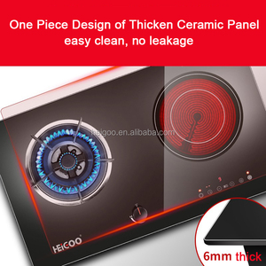 2 bruciatore doppio built-in cucina a <span class=keywords><strong>gas</strong></span> stufa di cottura & elettrico a infrarossi piano cottura a induzione con timer digitale tactil pannello uso domestico - Product Image 5