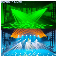 Projecteur Lyre 3-en-1 Beam Spot Wash 500W 371W 8500K 2500H avec Prisme 8+6, Zoom, Écran Tactile et DMX512 pour Fêtes, Mariages et Concerts