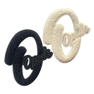 Patch brodé en chenille avec <span class=keywords><strong>motif</strong></span> de <span class=keywords><strong>lettres</strong></span> <span class=keywords><strong>personnalisé</strong></span> et adhésif thermocollant au dos - Product Image 6