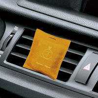 Diffuseur de parfum pour voiture en tissu solide, désodorisant personnalisé avec logo, sachet parfumé à clipser sur grille d'aération, pour tiroir de voiture et placard