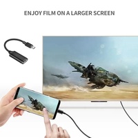 Câble USB-C vers HDTV 4K 60Hz en aluminium, adaptateur USB-C vers HDTV 4K 30Hz pour ordinateur portable, MacBook, TV, PC
