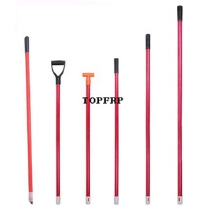 Tube rond en fibre de verre recouvert de plastique antidérapant pour outil agricole, poignée en fibre - Product Image 5