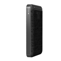 2025 nouveau ODM OEM tissu PD 20W 15W chargeur sans fil batterie externe avec batterie d'une capacité de 10000mAh avec support de téléphone