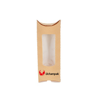 Emballage cadeau pour mariage, boîtes en kraft avec estampage UV, 6,3x3,4x1,3 pouces, lot de 25